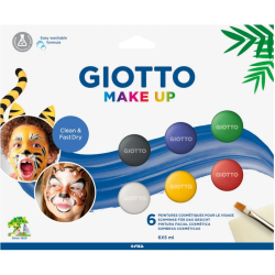 Giotto Make Up Pintura Facial 6 Frascos 5ml