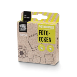 Cantos para Fotos Auto-Adesivos (200 Unidades) – Fixação Elegante e Sem Danos