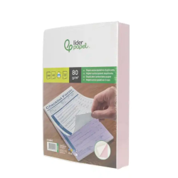 Papel Autocopiativo A4 Pré-Alçado Duplicado Branco/Rosa