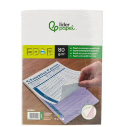 Papel Autocopiativo A4 Pré-Alçado Duplicado Branco/Rosa – Cópias Instantâneas e Profissionais