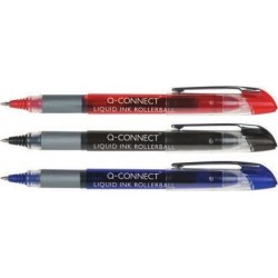 Canetas rollerball de tinta líquida Q-Connect