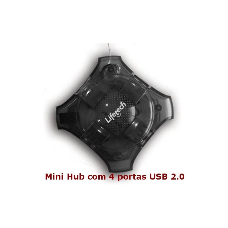 Hub com 4 portas USB Lifetech Mini SE