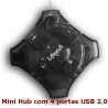 Hub com 4 portas USB Lifetech Mini SE