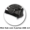Hub com 4 portas USB Lifetech Mini SE
