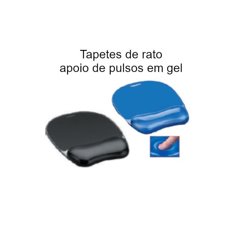 Tapetes de rato com apoio de pulso em gel