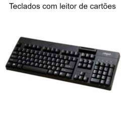 Teclados com Smart Card Reader Cartão Cidadão Preto